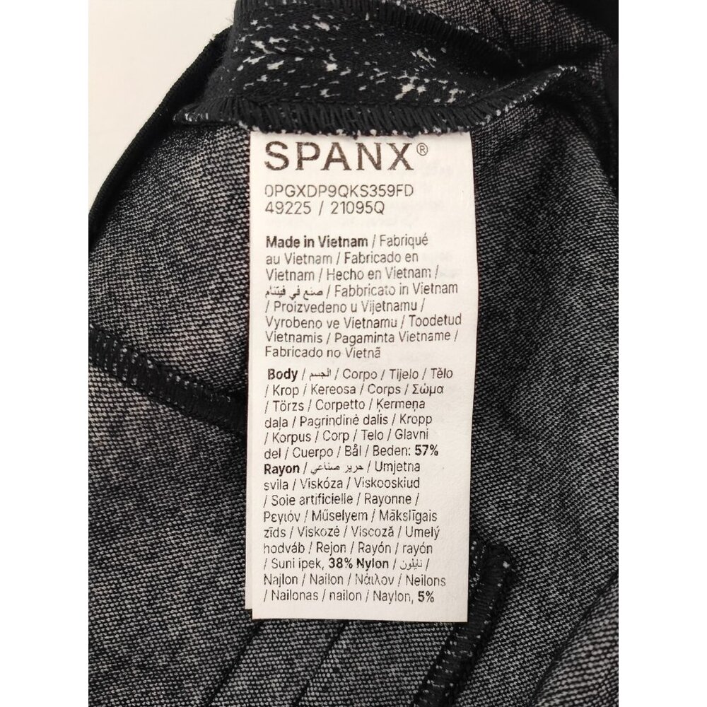 Spanx Women's Ponte Barrel Leg Black Pants Size L - Picture 6 of 11